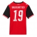 Maillot de foot Autriche Christoph Baumgartner #19 Domicile vêtements Monde 2026 Manches Courtes
